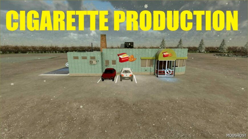 FS22 Placeable Mod: Cigarette Production V1.0.0.2 (Featured)