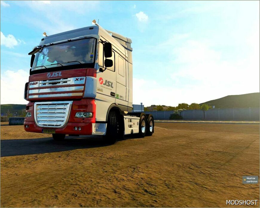 ETS2 Brazil Truck Mod: DAF XF Brasileiro 1.50 (Featured)