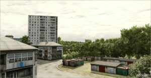 BeamNG Map Mod: Typical Russian City V1.1 0.32 (Featured)