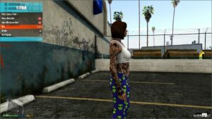 GTA 5 Tattoo Player Mod: Flowers Body Tattoo for MP Female (Image #3)