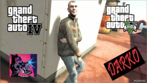 GTA 5 Player Mod: GTA IV Darko Brevic Add-On PED (Featured)