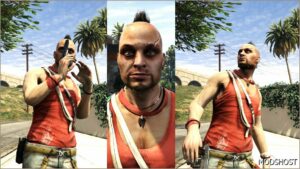 GTA 5 Player Mod: Vaas Montenegro – FAR CRY 3 (Addonped / Fivem) (Featured)