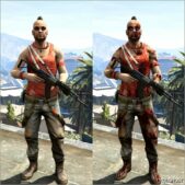 GTA 5 Player Mod: Vaas Montenegro – FAR CRY 3 (Addonped / Fivem) (Image #2)