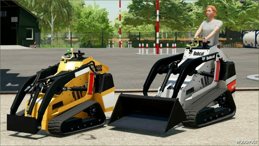 FS22 Bobcat Forklift Mod: Wacker Neuson & Bobcat MT100 (Featured)