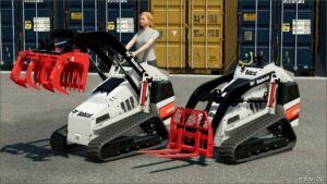 FS22 Bobcat Forklift Mod: Wacker Neuson & Bobcat MT100 (Image #2)