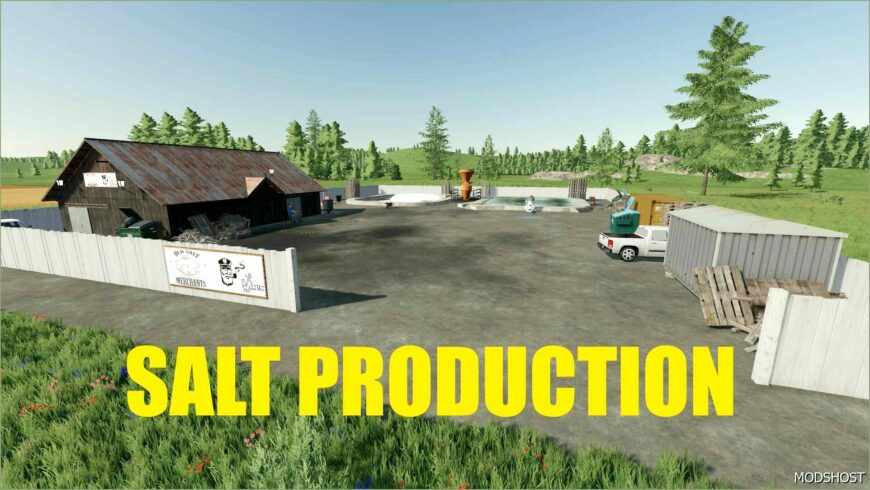 FS22 Placeable Mod: Salt Production V1.0.0.1 (Featured)