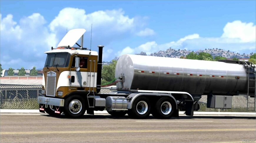 ATS Kenworth Truck Mod: K100E DAY CAB by Mroverfloater 1.50 (Featured)