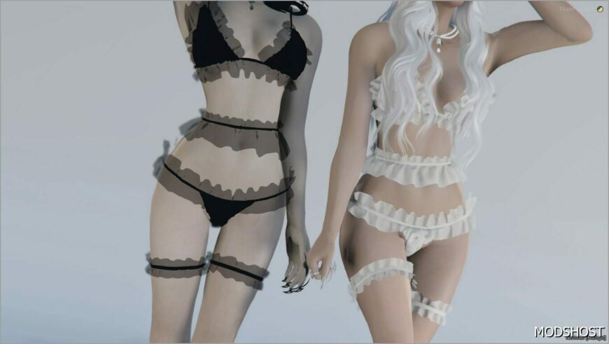 GTA 5 Player Mod: Angel Lingerie V1.1 (Featured)