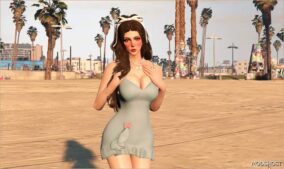 GTA 5 Player Mod: Butterfly Dress (Featured)