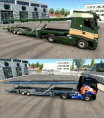 ETS2 Mod: Ownable OLD SCS Car Transporter Trailer 1.50 (Image #2)