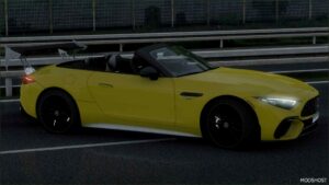 ETS2 Mercedes-Benz Car Mod: Mercedes SL63 AMG 2023 V1.3 (Image #3)