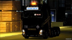 ETS2 Volvo Part Mod: Lightbox Jost Volvo FH 2022 Sanax 1.50 (Featured)