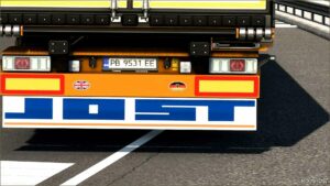 ETS2 Krone Part Mod: Mudflap Jost Krone Cool Liner 1.50 (Image #3)