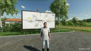 FS22 Mod: T-Shirt – J.O Paris 2024 (Image #4)