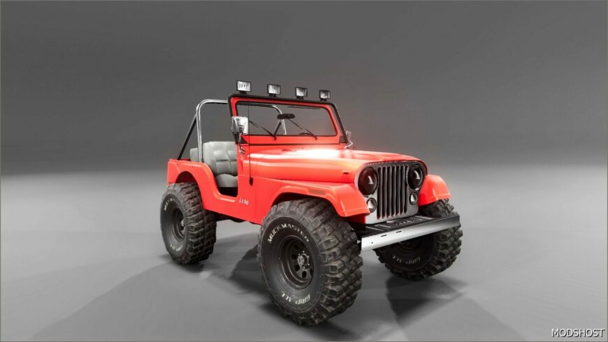 BeamNG Jeep Car Mod: Renegade CJ5 1978 0.32 (Featured)