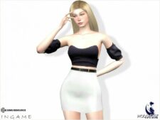 Sims 4 Elder Clothes Mod: Lexi TOP (Image #2)