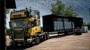 ETS2 Scania Truck Mod: V8K Wolverine R520 1.50 (Image #4)