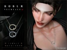 Sims 4 Female Accessory Mod: Long Pendant Necklace with Diamond (Featured)