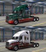 ETS2 Freightliner Mod: 50 Skins Pack for Freightliner Cascadia 1.50 (Featured)