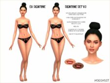 Sims 4 Female Mod: Skintone SET V3 (Image #3)