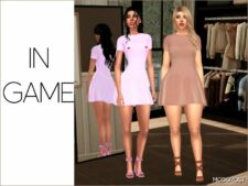 Sims 4 Everyday Clothes Mod: Sutton – Strawberry Dress (Featured)