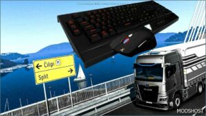 ETS2 Mod: Better Improved Controls for KBM Players (Featured)