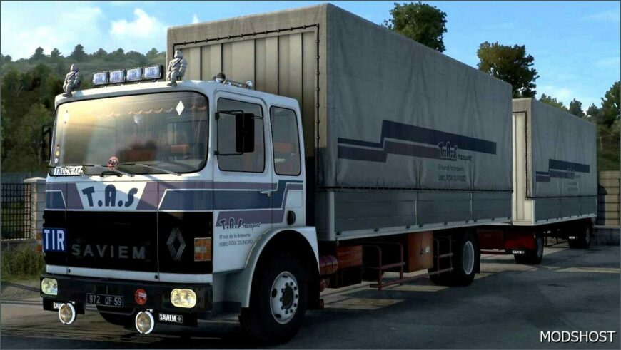 ETS2 Truck Mod: Saviem PS30 by TAS 1.50 (Featured)