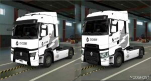 ETS2 Renault Mod: Doze Renault T Skin 1.50 (Featured)