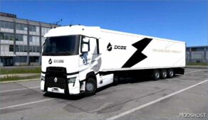 ETS2 Renault Mod: Doze Renault T Skin 1.50 (Image #2)