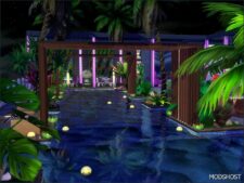 Sims 4 House Mod: Stargazer BAR (NO CC) (Image #2)