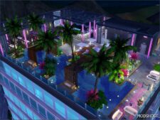 Sims 4 House Mod: Stargazer BAR (NO CC) (Image #3)