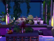 Sims 4 House Mod: Stargazer BAR (NO CC) (Image #7)