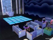 Sims 4 House Mod: Stargazer BAR (NO CC) (Image #8)