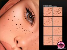 Sims 4 Makeup Mod: Details N70 Freckles (Featured)