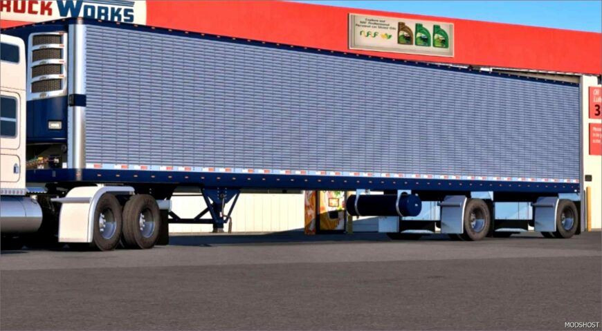 ATS Reefer Trailer Mod: Custom Reefer V1.0.1 (Featured)