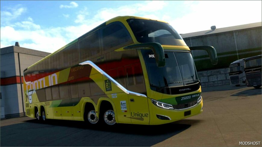 ETS2 Bus Mod: Comil Invictus DD 2023 Multichasis 1.50 (Featured)