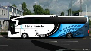 ETS2 Mercedes-Benz Skin Mod: Mercedes Benz Travego Luks Artvin 1.50 (Image #2)