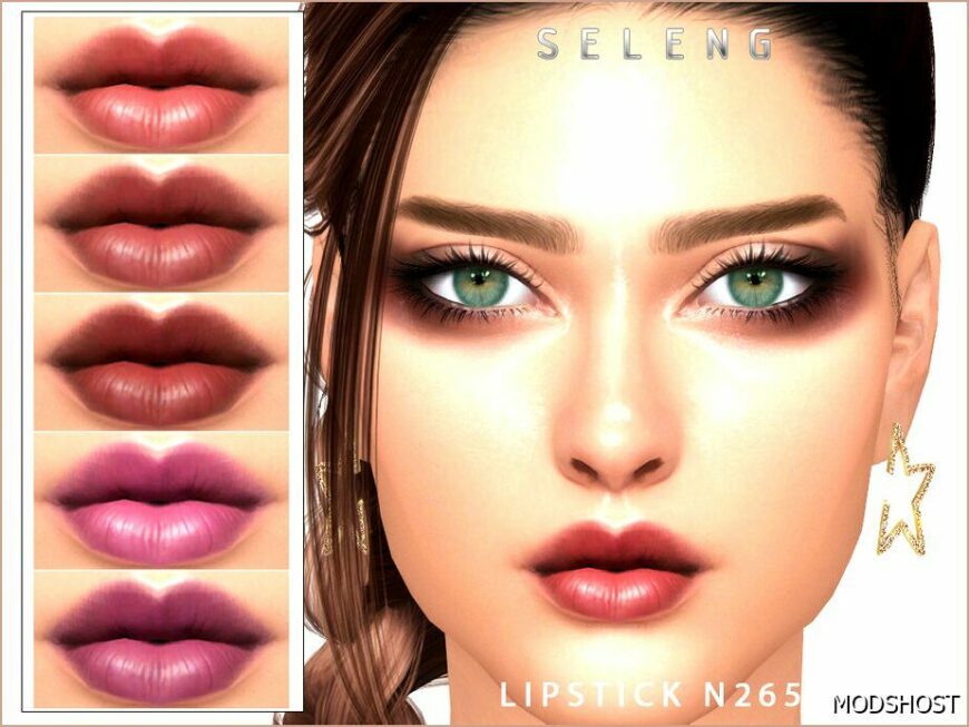 Sims 4 Lipstick Makeup Mod: N265 (Featured)