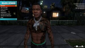 GTA 5 Player Mod: Antisocial Cbfw Chain for Franklin (Image #2)