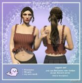 GTA 5 Player Mod: Sweater TOP for MP Female (Featured)