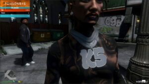 GTA 5 Player Mod: K5 Chain for MP Female (Image #2)