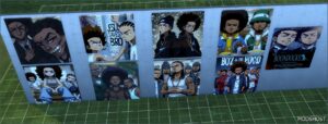 Sims 4 Object Mod: The Boondocks Art Painting (Featured)