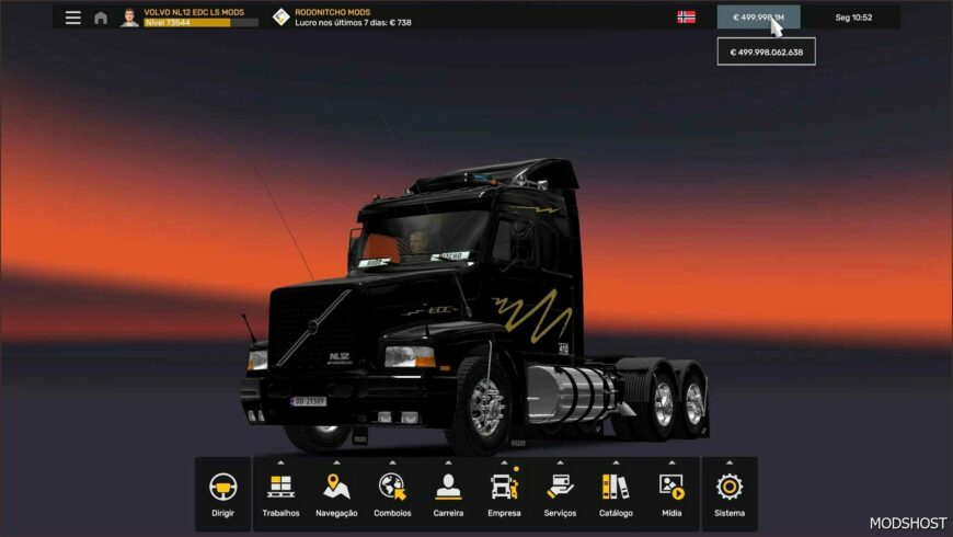 ETS2 Volvo Save Mod: Profile Volvo NH12 EDC LS Mods 05 08 2024 1.50 (Featured)