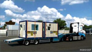 ETS2 Mod: European Caravan Transport Trailer V3.1 (Image #2)