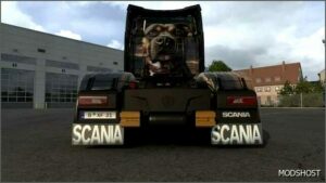 ETS2 Scania Part Mod: Truck Mudflaps 1.50 (Image #2)