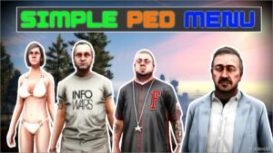 GTA 5 Script Mod: Simple PED Menu V1.1 (Featured)