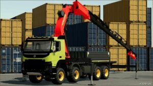 FS22 Volvo Mod: FMX Truck with Palfinger Crane (Featured)