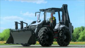 FS22 Forklift Mod: HMK 102B Backhoe Loader (Image #3)