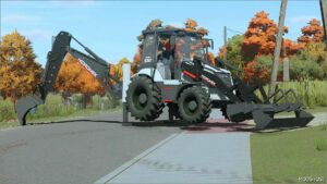 FS22 Forklift Mod: HMK 102B Backhoe Loader (Image #4)