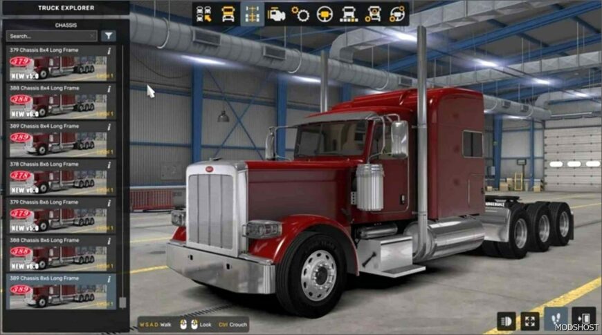 ATS Peterbilt Truck Mod: Pete 389 Glider – V6.1 (THE Mighty Butt PIR8) (Featured)